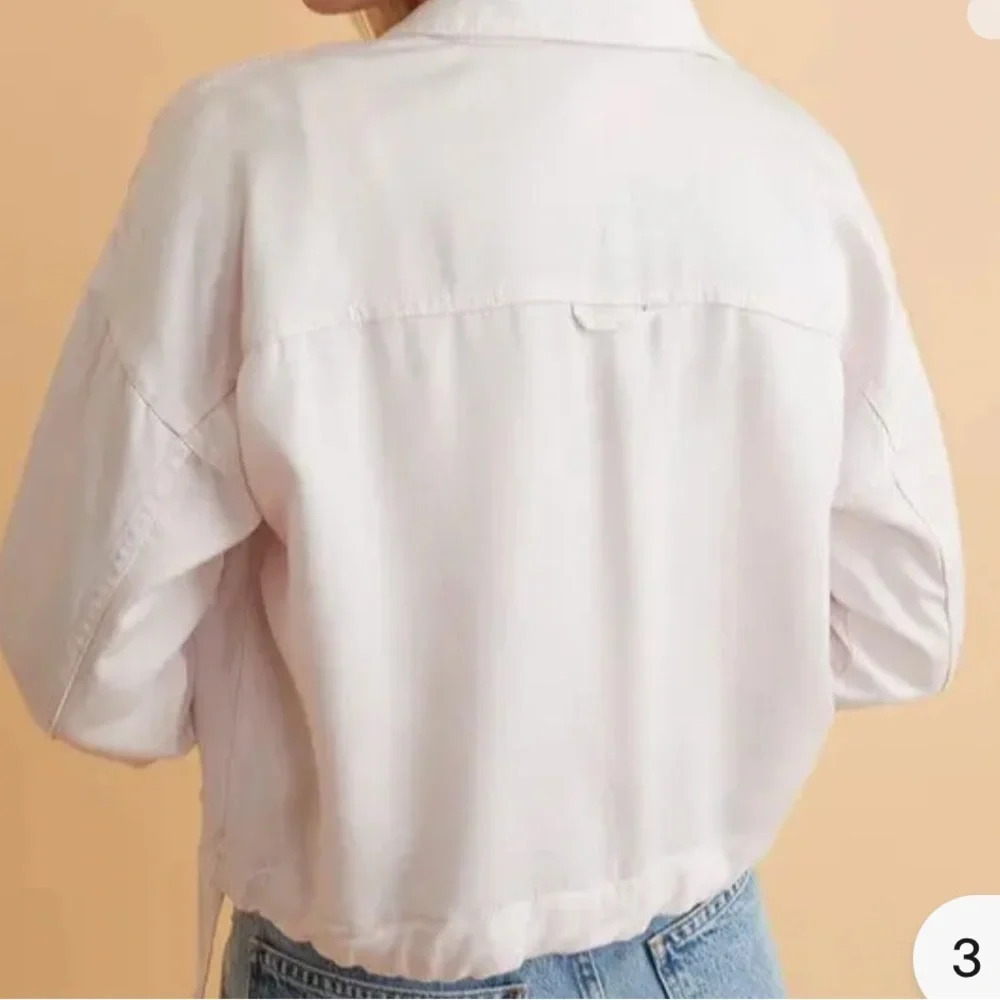 Marine Layer Oslo Crop Tie Waist Boxy Jacket Rosewater Pink Size M - Picture 2 of 11